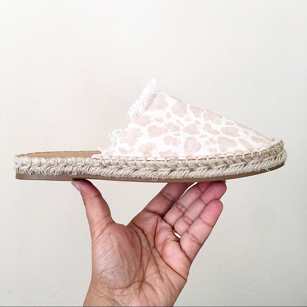 Splendid Ivory Cheetah Jessica Mules